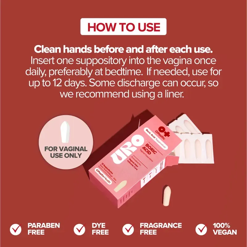 URO - Boric Acid Vaginal Support