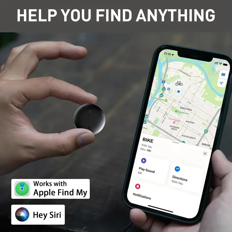 GPS Tracker for Vehicles,Real-Time Undetectable GPS Tracker for Car - No Monthly Fee & SIM Card for Hidden Magnetic GPS Locator for Android and iPhone, Ultra-Slim, IP68 Waterproof, Safe & Durable