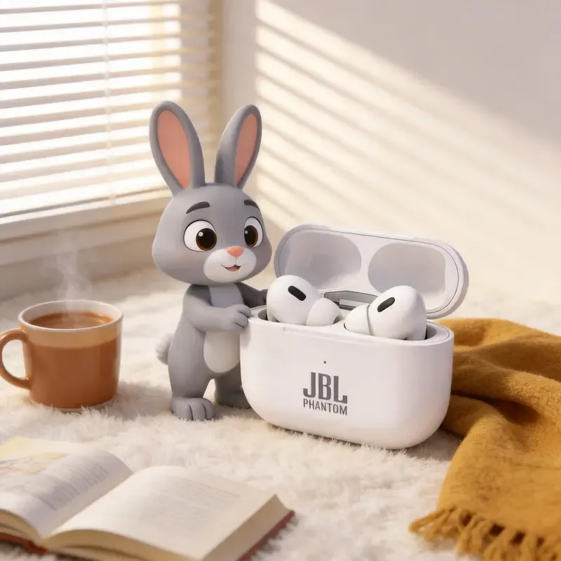 JBL Phantom 2025 Wireless Bluetooth Earphones HiFi Sound with Microphone Touch Control Waterproof Sports Earbuds for iPhone & Android Audio Amplifier COD Sale cancelling noise sleep headphones 54 quality murah full bass bloe tooth