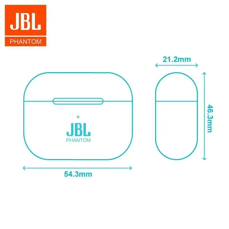 JBL Phantom 2025 Wireless Bluetooth Earphones HiFi Sound with Microphone Touch Control Waterproof Sports Earbuds for iPhone & Android Audio Amplifier COD Sale cancelling noise sleep headphones 54 quality murah full bass bloe tooth