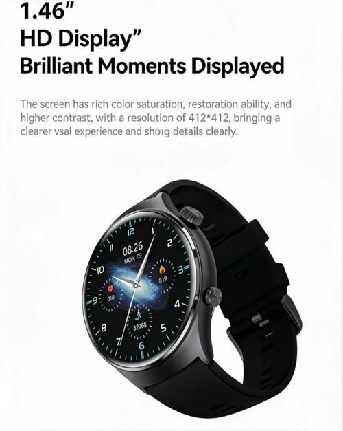 GTR3 Smartwatch — A stylish timepiece for spring, featuring a 1.43-inch HD AMOLED display, AOD (Always-On Display) functionality, heart rate monitoring, over 110 sports modes, and a water-resistant design, with a battery life of up to 120 hours. Compatible with both iOS and Android systems, it is available in a variety of colors, supports USB charging, and is suitable for both men and women.