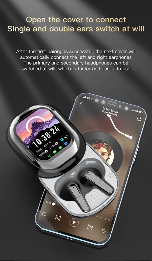 Bestseller: Premium Bluetooth Headphones. Equipped with a full-color touchscreen charging case, 9D surround sound and ENC noise reduction. Supports phone calls and WhatsApp message notifications, suitable for use in Ghana, safe and reliable.