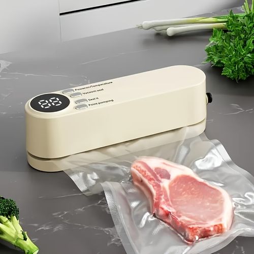 Kit Seladora a Vácuo USB Compacta com Display Digital