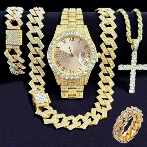 Caixa de presente com cinco peças para relógios de luxo