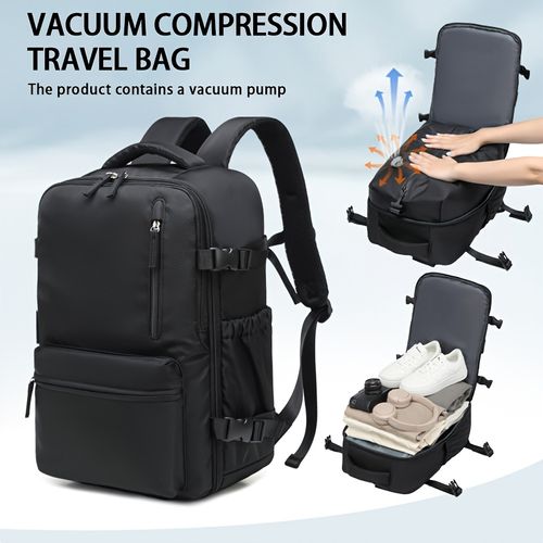 Mochila de Compressão a Vácuo com Bomba de Ar