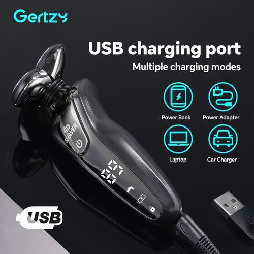 Barbeador Elétrico Masculino GERTZY 6-em-1