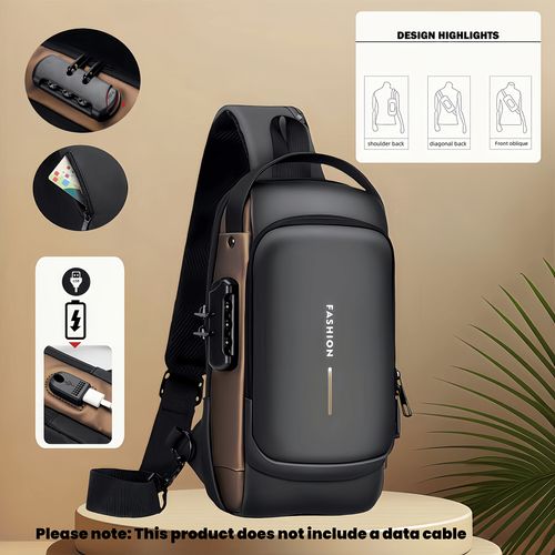 Bolsa transversal de tecido Oxford