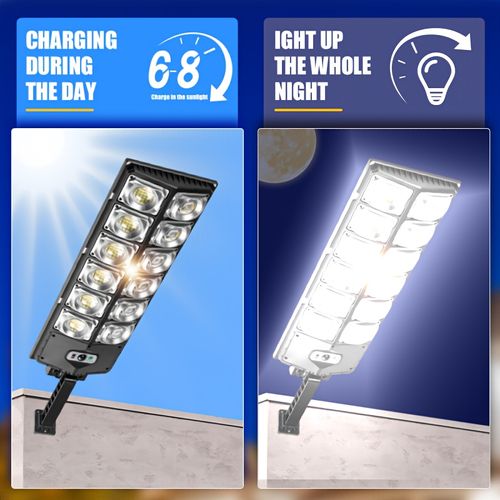 Luz solar com sensor super brilhante