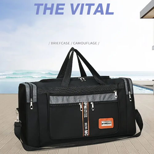 Saco de Viagem Dobrável de Grande Capacidade com Alça de Ombro