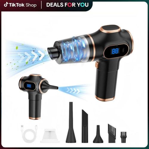 2-in-1 Cordless Vacuum Cleaner | Powerful Rechargeable Handheld Cleaner for Home & Car