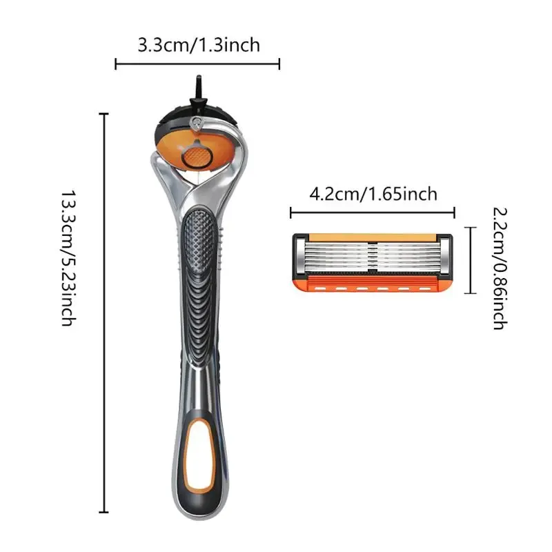 48-Pack Razor Blades with Handle Durable & Affordable Shaving Set
