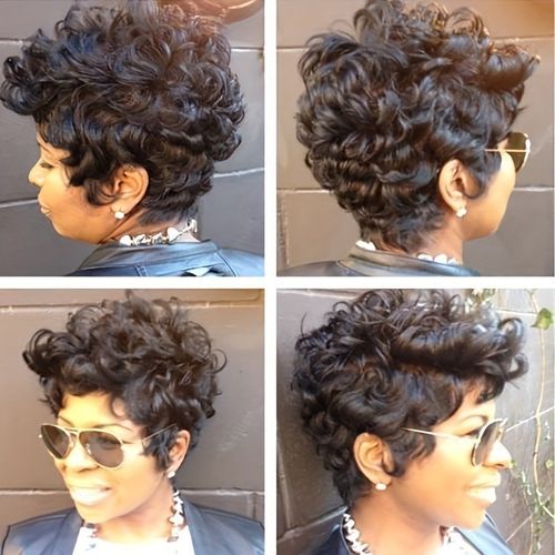 Effortless Afro Chic: Ready-to-Wear Short Kinky Curl Bob Wig