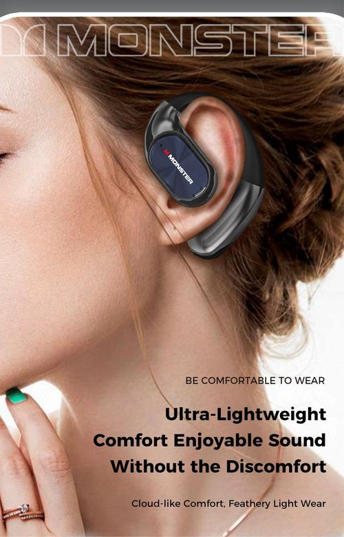 Monster Luxury Bluetooth Earbuds – 145H Ultra-Long Playtime, Waterproof, Perfect Gift