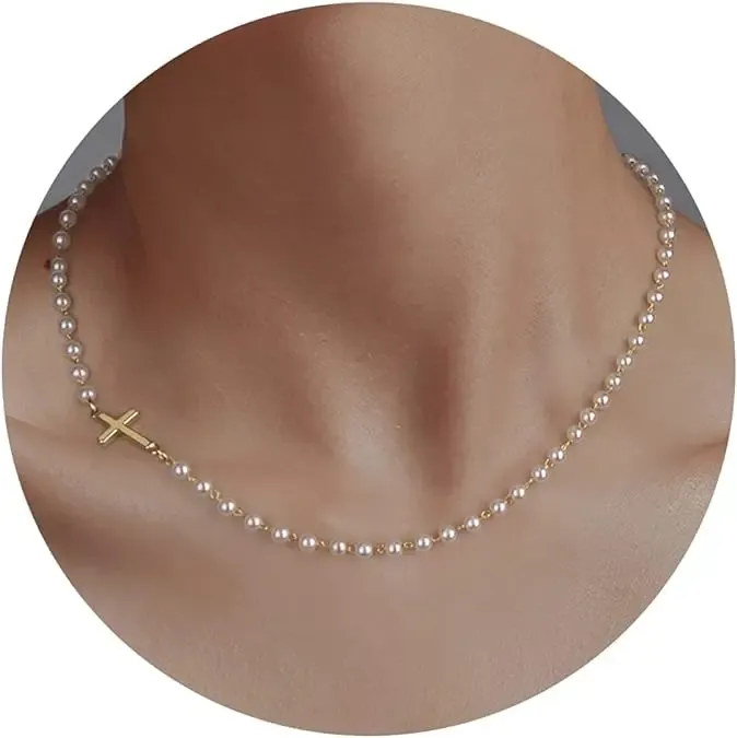 Elegant Cross Pendant Necklace for Women & Girls