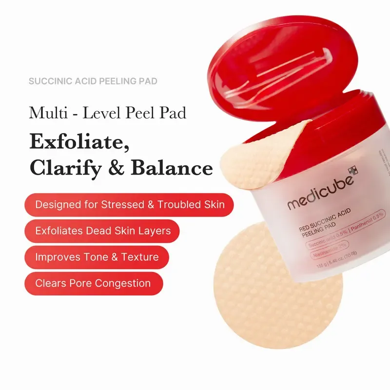 Pore Care Exfoliating Pads | Salicylic Acid + Niacinamide + Panthenol