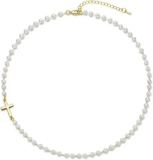 Elegant Cross Pendant Necklace for Women & Girls