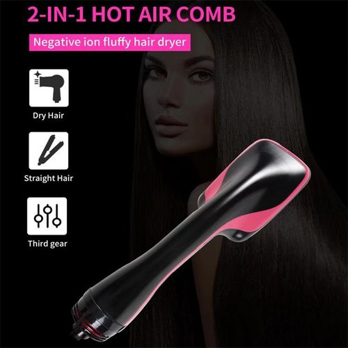 Multifunctional Hot Air Hair Straightener — Fast Styling, Smooth & Shine