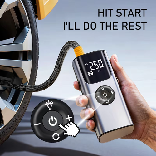 Car electronic air pump