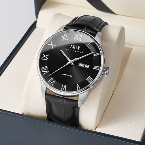 PSQ-I&W513 Stainless Steel Watch Miyota 8205 Seiko NH36 Movement Sapphire Crystal Deployant Clasp Men's Wristwatch