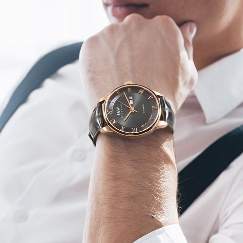 PSQ-I&W513 Stainless Steel Watch Sapphire Blue Miyota 8205 Seiko NH36 Movement Sapphire Crystal Deployant Clasp Men's Wristwatch