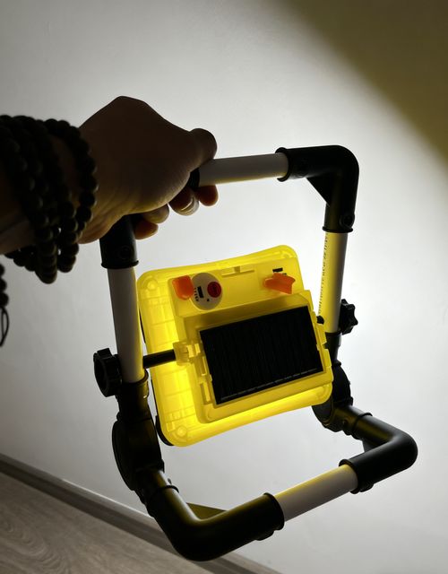 💡Foldable Portable Solar Lantern with Dual USB Ports