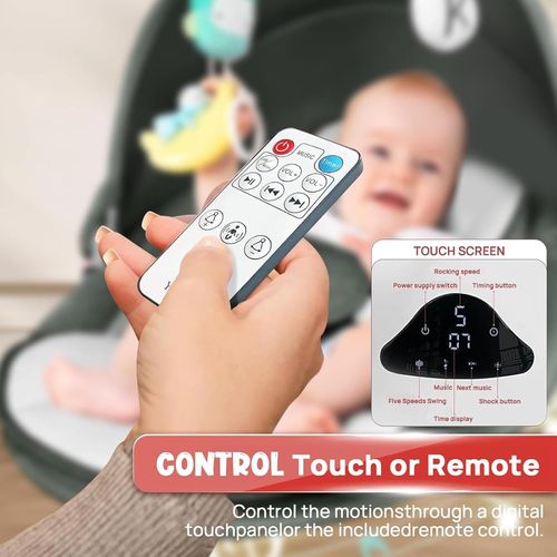 Auto Soothing Baby Swing ​- grey