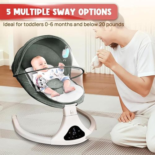 Auto Soothing Baby Swing ​- grey