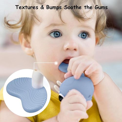 3-in-one Clownfish Soothing & Pop Fidget Baby Sensory Teether Toy Baby Mouth Toy