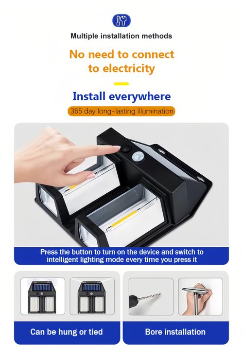 Solar Sensor Wall Light