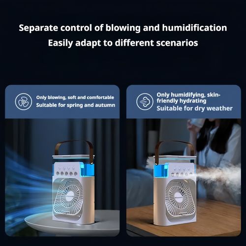 2025 New 3 in 1 Household Air Cooler Portable Small Fan