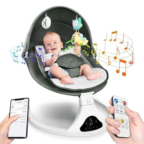 Auto Soothing Baby Swing ​- grey
