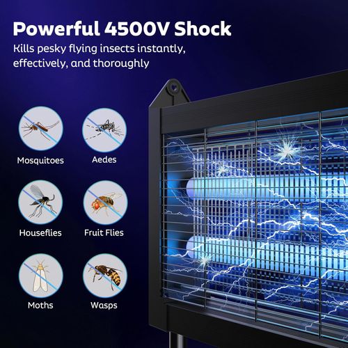 Solar-Powered 4500V Electric Insect Killer