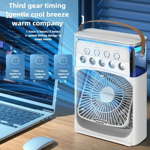 2025 New 3 in 1 Household Air Cooler Portable Small Fan