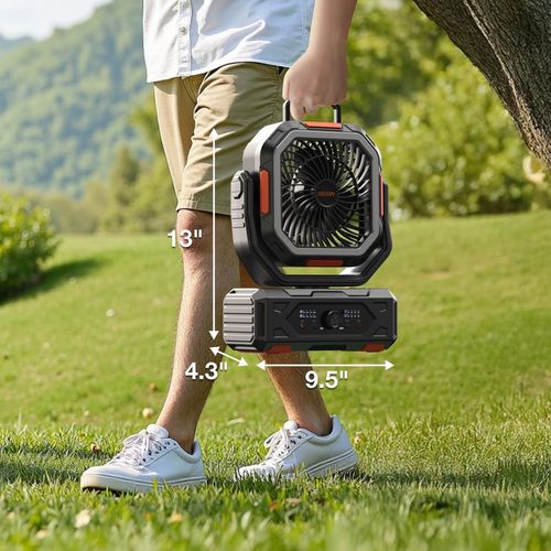 20000mAh Multi - Function Portable Fan