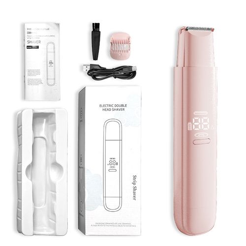 Bikini Trimmer for Women, Electric Shaver and Razor Rechargeable 2-in-1 Body and Facial Epilator,