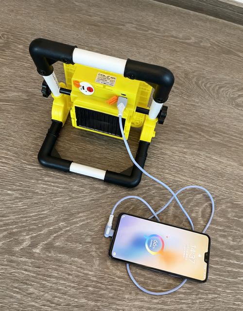 💡Foldable Portable Solar Lantern with Dual USB Ports