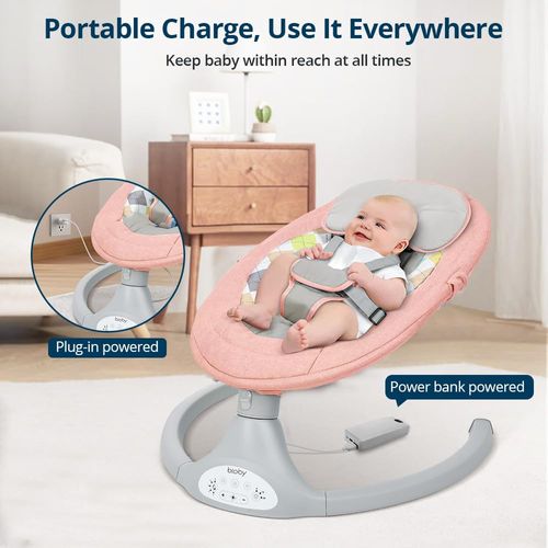 Auto Soothing Baby Swing ​- grey