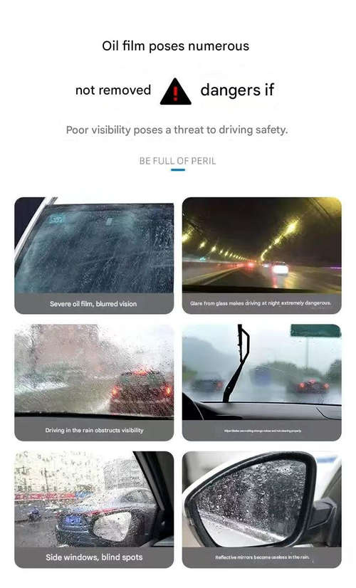 🚗49% OFF🧼Automotive Oil Film Cleaning Brush for Car Windows – Glass Cleaning Board