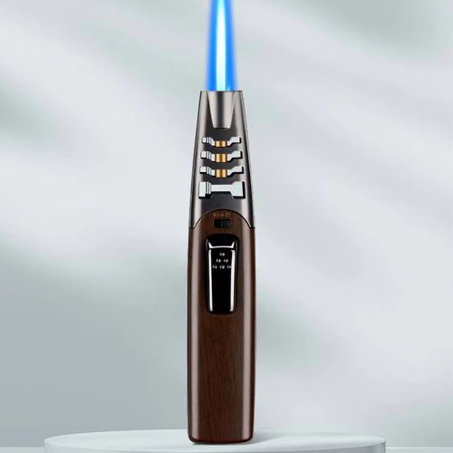 Multifunctional Cigar Specific Spray Gun Lighter Refillable Jet Flame Windproof Lighter Barbecue Bottle Opener