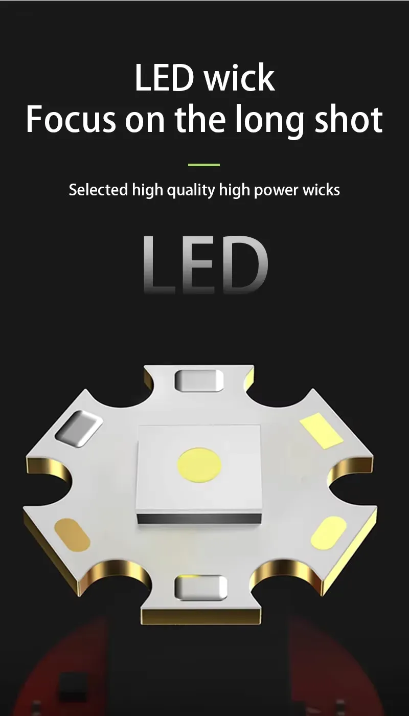 Mini Portable Strong Light Flashlight Rechargeable High Lumens Small Home Light Side Light Power Bank Outdoor Led Flashlight