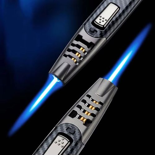 Multifunctional Cigar Specific Spray Gun Lighter Refillable Jet Flame Windproof Lighter Barbecue Bottle Opener