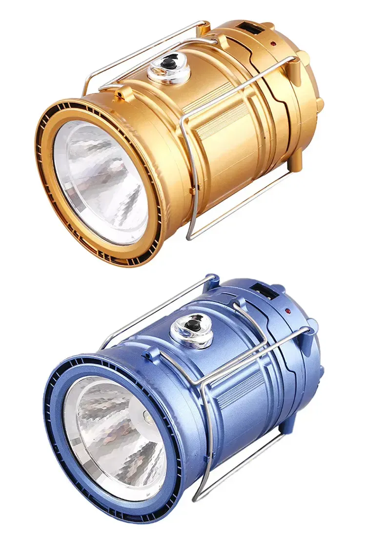 Mini Portable Outdoor Camping Light Solar Flashlight Led Camping Lantern