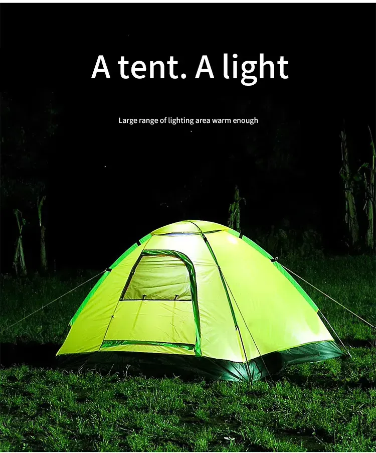 Mini Portable Outdoor Camping Light Solar Flashlight Led Camping Lantern