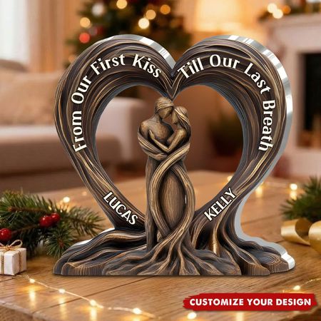 Heart Of The Trees - Personalized Custom Shaped Squared Plaque