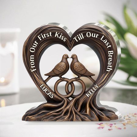 Bound And Found - Personalized Custom Shaped Squared Acrylic Plaque