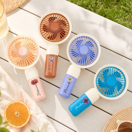 Birth Flower Gift For Her, Friend, Sister - Personalized Handheld Fan