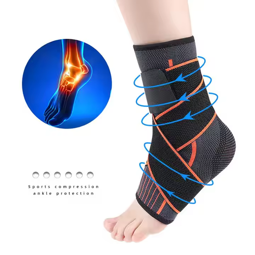 Adjustable Ankle Support Brace for Men & Women Sports Running Foot Guard Protector Ankle Sprain Orthosis Stabilizer