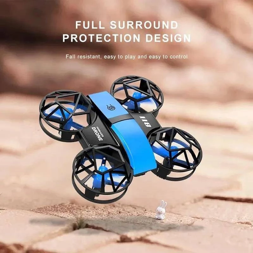 RC Mini Drone 4K WiFi FPV HD Aerial Camera with Protective Cover Tumbling Quadcopter Professional Aircraft Toy Gift