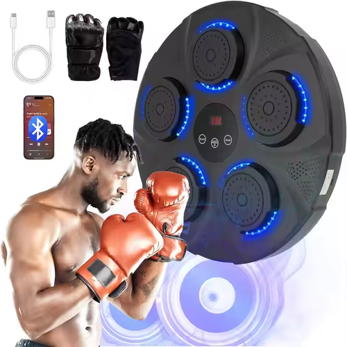 Sports music boxing machine for home wall-mounted training