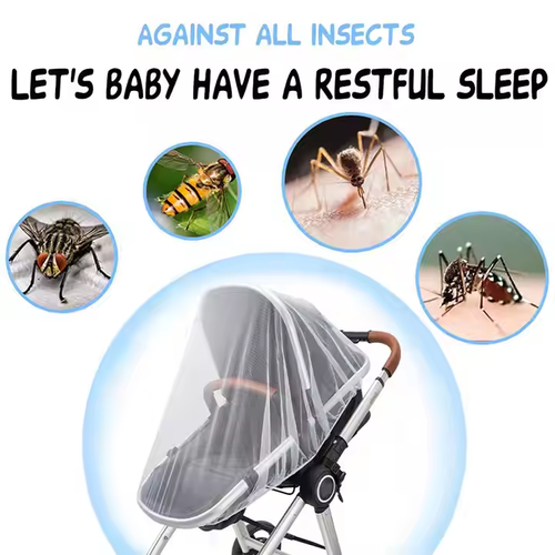 Outdoor camping portable baby stroller mosquito net baby mosquito net for protecting babies